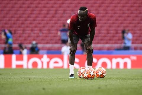 31 05 2019, xkvx, Football UEFA Champions League Final, Tottenham Hotspur FC Liverpool Training and PK emspor, v l Sadio Mane FC Liverpool DFL DFL REGULATIONS PROHIBIT ANY USE OF PHOTOGRAPHS as IMAGE SEQUENCES and or QUASI VIDEO Madrid