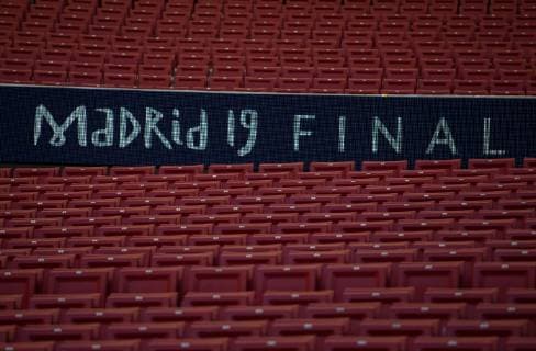 General view of stadium during the Champions League FINAL Training sessions of Totteham Hotspur & Liverpool football teams at Metropolitano Stadium (Stadium Metropolitano), Av. de Luis Aragon?s, 4, 28022 Madrid, Spain on 31 May 2019. Copyright: xAndyxRowlandx PMI-2854-0038
