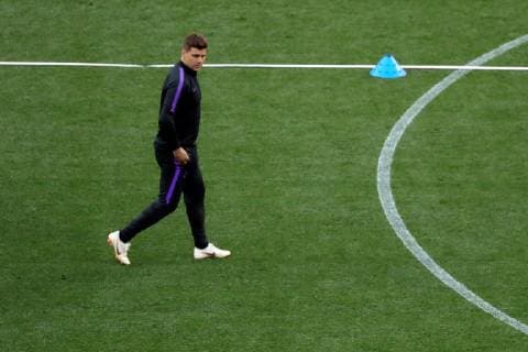 Tottenham head coach Mauricio Pochettino leads a team s training session at the Wanda Metropolitano stadium in Madrid, Spain, 31 May 2019. Tottenham Hotspur will face Liverpool FC in the 2019 UEFA Champions League final at the Wanda Metropolitano stadium in Madrid, Spain, on 01 June 2019. UCL Final 2019 - Tottenham Hotspur training !ACHTUNG: NUR REDAKTIONELLE NUTZUNG!  Copyright: xJuanjoxMartinx GRAF1562 20190531-636949306209756029