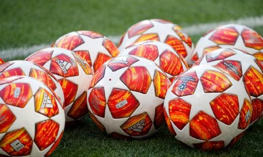 SOCCER - CL, Tottenham vs Liverpool MADRID,SPAIN,31.MAY.19 - SOCCER - UEFA Champions League, final, Tottenham Hotspur vs Liverpool FC, preview, training Tottenham. Image shows Champions League balls. GEPAxpictures xDavidxRodriguez