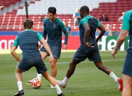 SOCCER - CL, Tottenham vs Liverpool MADRID,SPAIN,31.MAY.19 - SOCCER - UEFA Champions League, final, Tottenham Hotspur vs Liverpool FC, preview, training Tottenham. Image shows Heung-Min Son (Tottenham). GEPAxpictures xDavidxRodriguez