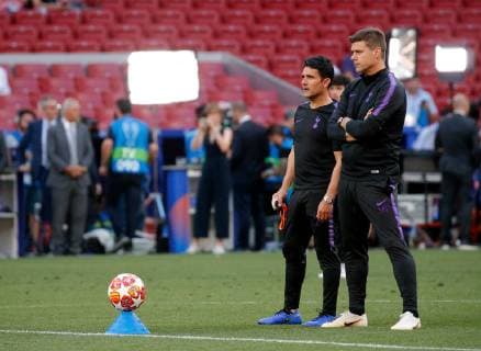 SOCCER - CL, Tottenham vs Liverpool MADRID,SPAIN,31.MAY.19 - SOCCER - UEFA Champions League, final, Tottenham Hotspur vs Liverpool FC, preview, training Tottenham. Image shows head coach Mauricio Pochettino (Tottenham). GEPAxpictures xDavidxRodriguez