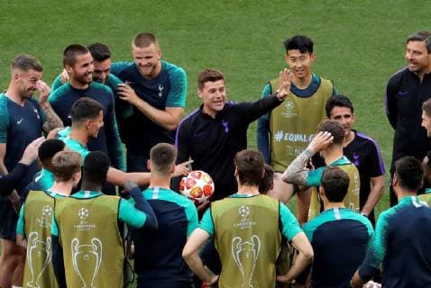 Tottenham head coach Mauricio Pochettino leads a team s training session at the Wanda Metropolitano stadium in Madrid, Spain, 31 May 2019. Tottenham Hotspur will face Liverpool FC in the 2019 UEFA Champions League final at the Wanda Metropolitano stadium in Madrid, Spain, on 01 June 2019. UCL Final 2019 - Tottenham Hotspur training !ACHTUNG: NUR REDAKTIONELLE NUTZUNG!  Copyright: xJuanjoxMartinx GRAF1573 20190531-636949309457481134