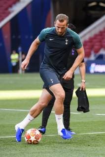 31 05 2019, xkvx, Football UEFA Champions League Final, Tottenham Hotspur FC Liverpool Training and PK emspor, v l Harry Kane Tottenham Hotspur DFL DFB REGULATIONS PROHIBIT ANY USE OF PHOTOGRAPHS as IMAGE SEQUENCES and or QUASI VIDEO Madrid
