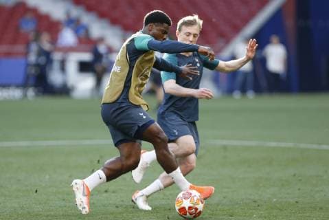 TOTTENHAM PLAYERS DURING TRAINING AT THE WANDA METROPOLITANO STADIUM BEFORE COMPETING IN THE UEFA CHAMPIONS LEAGUE FINAL, IN MADRID MAY31, 2019 Cordon Press  xJOAQUINxCORCHEROxARCOSx xx