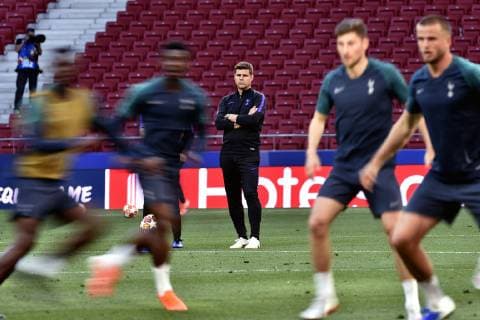 May 31, 2019 - Madrid, Spain - Head Coach Mauricio Pochettino of Tottenham Hotspur FC during the training session ahead UEFA Champions League Final 2019 match between Tottenham Hotspur and Liverpool at Wanda Metropolitano Stadium, Madrid, Spain on 31 May 2019. Tottenham Hotspur Training Session ahead Uefa Champions League Final  - ZUMAn230 20190531_zaa_n230_635 Copyright: xGiuseppexMaffiax