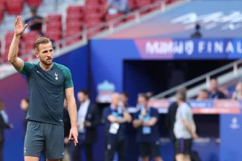 Harry Kane of Tottenham gestures during the training Madrid 31-05-2019 Estadio Wanda Metropolitano, Football UEFA Champions League 2018 2019 Final 2019 Tottenham - Liverpool Photo Cesare Purini Insidefoto CesarexPurini