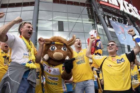 Final 4 Handball Opening Party Lanxess Arena Cologne Germany Date 31 05 2019 Mascots and Fans