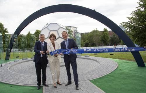Final 4 Handball Opening Party Lanxess Arena Cologne Germany Date 31 05 2019 From left Michael Wiederer Lord Mayor Henriette Reker Stefan Löcher