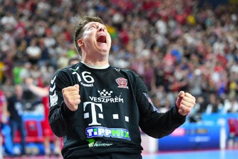 Handball, EHF CL, Final Four, Telekom Veszprem HC - PGE Vive Kielce 2019.06.01 Kolonia Pilka reczna EHF Velux Final4 Liga Mistrzow 2019 Polfinal Telekom Veszprem - PGE Vive Kielce N Z Roland Mikler radosc Foto Pawel Andrachiewicz PressFocus 2019.06.01 Cologne Handball EHF Velux Final4 Champions League Semi-final Telekom Veszprem - PGE Vive Kielce Roland Mikler radosc Photo Pawel Andrachiewicz PressFocus NEWSPIX.PL --- Newspix.pl  20190601_PF_PA094