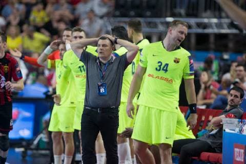 Xavi Pascual (Barca Lassa) HANDBALL : Final4 - ligue des champions - Barcelone vs HC Vardar Skopje - 01 06 2019 THEOPHILELaurent Panoramic 