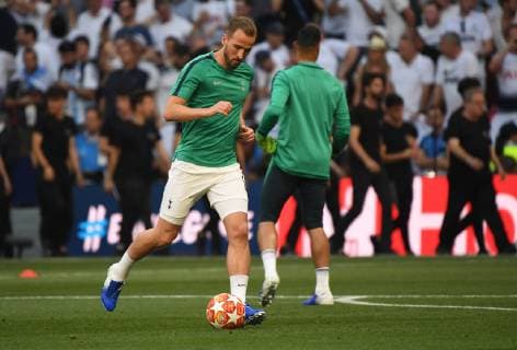 01 06 2019, xkvx, Football UEFA Champions League Final, Tottenham Hotspur FC Liverpool emspor, v l Harry Kane Tottenham Hotspur DFL DFB REGULATIONS PROHIBIT ANY USE OF PHOTOGRAPHS as IMAGE SEQUENCES and or QUASI VIDEO Madrid