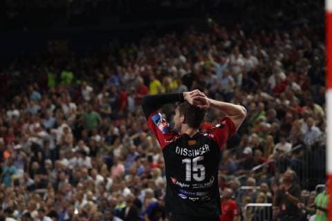 HANDBALL - EHF Champions League Final Four COLOGNE,GERMANY,01.JUN.19 - HANDBALL - EHF Champions League Final Four, semifinal, FC Barcelona, Barca Handbol vs HC Vardar Skopje. Image shows Christian Dissinger (Vardar). GEPAxpictures xAndreasxPranter
