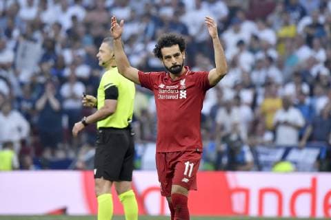 Mohamed Salah of Liverpool FC celebrates after scoring during the 2019 UEFA Champions League Final match between Tottenham Hotspur and Liverpool at Wanda Metropolitano Stadium, Madrid, Spain on 1 June 2019. Copyright: xGiuseppexMaffiax 24160121