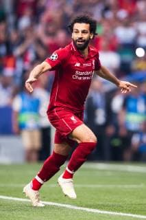 190601 Mohamed Salah of Liverpool celebrates scoring 0 1 during the UEFA Champions League final between Tottenham and Liverpool on June 1, 2019 in Madrid Photo Petter Arvidson BILDBYRAN kod PA 92302,  Copyright: PETTERxARVIDSON BB190601PA068