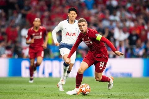190601 Jordan Henderson of Liverpool during the UEFA Champions League final between Tottenham and Liverpool on June 1, 2019 in Madrid Photo Petter Arvidson BILDBYRAN kod PA 92302,  Copyright: PETTERxARVIDSON BB190601PA085
