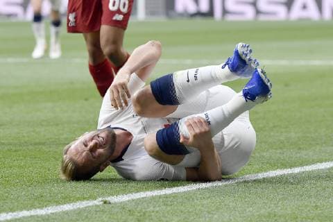 Harry Kane of Tottenham Hotspur during the 2019 UEFA Champions League Final match between Tottenham Hotspur and Liverpool at Wanda Metropolitano Stadium, Madrid, Spain on 1 June 2019. Copyright: xGiuseppexMaffiax 24160139