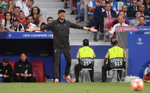 FOOTBALL CHAMPIONS LEAGUE SAISON 2018 2019 FINALE Tottenham Hotspur FC Liverpool 01 06 2019 Coach Juergen Klopp FC Liverpool
