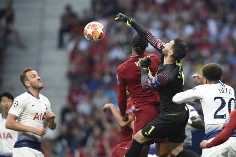 HUGO LLORIS DURING THE MATCH TOTTENHAM HOTSPUR FC VERSUS LIVERPOOL FC AT THE FINAL UEFA CHAMPIONS LEAGUE MADRID JUNE 1, 2019 Cordon Press  xJOAQUINxCORCHEROxARCOSx xx