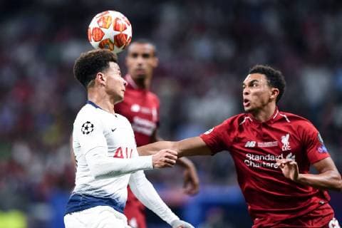 Mg Madrid (Spagna) 01 06 2019 - finale Champions League Tottenham-Liverpool foto Matteo Gribaudi Image nella foto: Dale Alli-Trent Alexander-Arnold 