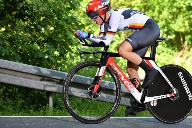 MEININGEN, GERMANY, 01 JUNE 2019 --- Women s Cycling Radsport --- Lotto Thüringen Ladies Tour --- Stage 5 Etappe 5: Individual Time Trail Einzelzeitfahren --- Franziska Koch national team, Nationalteam Germany) competing in the individual time trial around Meiningen, Germany on 01 June 2019 ---- Photo: Hans-Martin Issler isslerimages ---- UCI Lotto Thüringen Ladies Tour stage 5