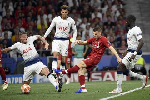 James Milner of Liverpool FC during the 2019 UEFA Champions League Final match between Tottenham Hotspur and Liverpool at Wanda Metropolitano Stadium, Madrid, Spain on 1 June 2019. Copyright: xGiuseppexMaffiax 24160229