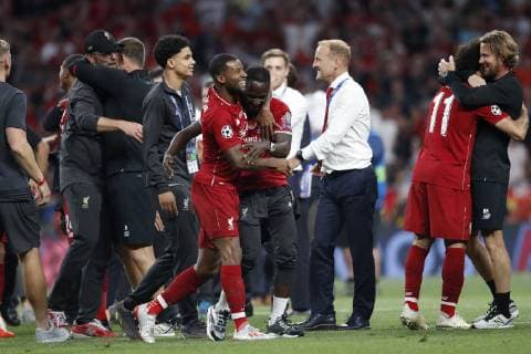 MADRID, 01-06-2019, Wanda Metropolitano Stadium, season 2018 2019, UEFA Champions League Final. Liverpool FC player Georgino Wijnaldum during the game Tottenham Hotspur - Liverpool Tottenham Hotspur - Liverpool (CL final)  x3566775x Copyright: