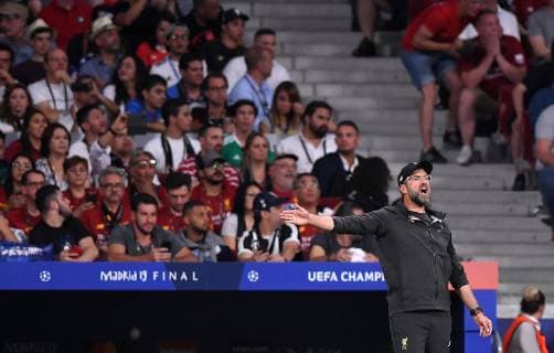FOOTBALL CHAMPIONS LEAGUE SAISON 2018 2019 FINALE Tottenham Hotspur FC Liverpool 01 06 2019 Coach Juergen Klopp FC Liverpool
