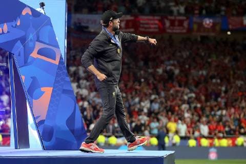 Tottenham Hotspur v Liverpool UEFA Champions League Final Liverpool Manager Jurgen Klopp at the end of the UEFA Champions League Final at the Wanda Metropolitano Stadium, Madrid Content Not Available For UK Newspapers Copyright: xPaulxChestertonx FIL-13310-0367