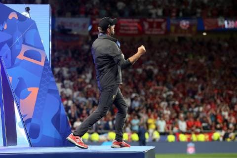 Tottenham Hotspur v Liverpool UEFA Champions League Final Liverpool Manager Jurgen Klopp at the end of the UEFA Champions League Final at the Wanda Metropolitano Stadium, Madrid Content Not Available For UK Newspapers Copyright: xPaulxChestertonx FIL-13310-0368