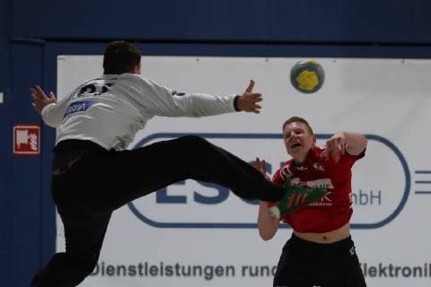 SG Flensburg Handewitt vs. Rhein Neckar Loewen, Handball, Male A Youth, German Championship, Final, Bundesliga, 01 06 19 Niels Versteijnen Nr 10, SG Flensburg Handewitt vs. Niklas Gierse Nr 81, Rhein Neckar Loewen xmmkx
