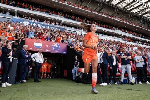 EINDHOVEN, 25-05-2019 ,Philips stadion, , Netherlands - Australia Women (friendly) , season 2018 2019, Netherlands player Lieke Martens (R) during the game Netherlands - Australia Women (friendly). Netherlands - Australia Women (friendly)  x3572146x Copyright: