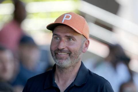 Aspach, Germany 30 05 2019, German A Junior Championship, A Junior Final VfB Stuttgart BV Borussia Dortmund, new VfB coach Tim Walter laughs Defodi 09 541 017272 Defodi-541