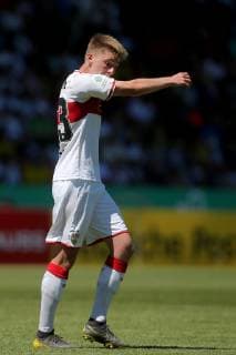 Aspach, Germany 30 05 2019, German A Junior Championship, A Junior Final VfB Stuttgart BV Borussia Dortmund, Luca Mack VfB U19 after the red card Defodi 09 541 017310 Defodi-541