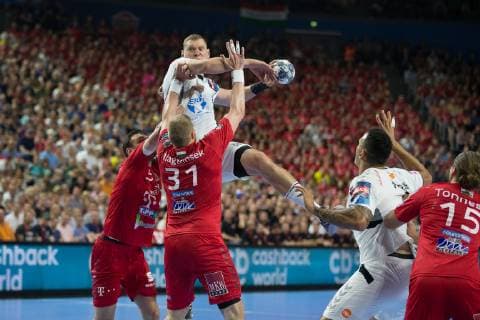 Dainis Kristopans (HC Vardar) HANDBALL : Finale Ligue des champions - Telekom Veszprem HC vs HC Vardar - 02 06 2019 THEOPHILELaurent Panoramic 