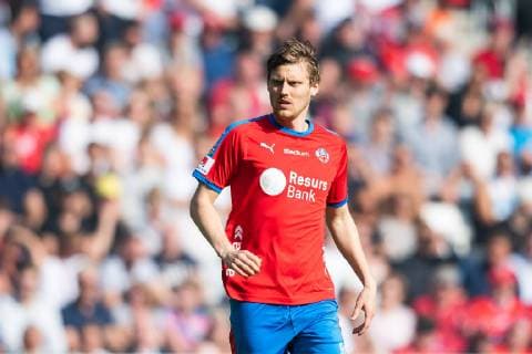 1906022 Helsingborgs Andri Runar Bjarnason during the football match in Allsvenskan between Helsingborg and Malmö FF on June 2, 2019 in Helsingborg,  Copyright: PETTERxARVIDSON BB190602PA173