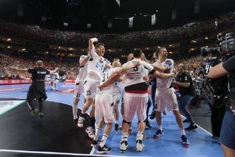 Handball, EHF CL, Final Four, Finale, HC Vardar Skopje - Telekom Veszprem HC HC Vardar HANDBALL : Finale Ligue des champions - Telekom Veszprem HC vs HC Vardar - 02 06 2019 THEOPHILELaurent Panoramic 