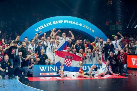 Handball, EHF CL, Final Four, Finale, HC Vardar Skopje - Telekom Veszprem HC HC Vardar HANDBALL : Finale Ligue des champions - Telekom Veszprem HC vs HC Vardar - 02 06 2019 THEOPHILELaurent Panoramic 