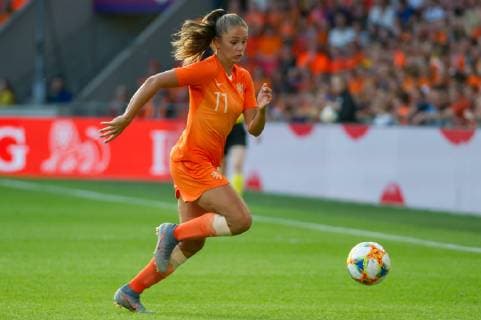 Lieke Martens Netherlands, Holland, 11 am Ball, clipping, single frame, action, action, game scene, 01 06 2019, Eindhoven, football, women international, Netherlands Australia xobx