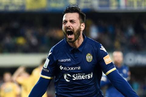 Db Verona 02 06 2019 - campionato di calcio serie B Hellas Verona-Cittadella foto Daniele Buffa Image nella foto: esultanza gol Samuel Di Carmine 