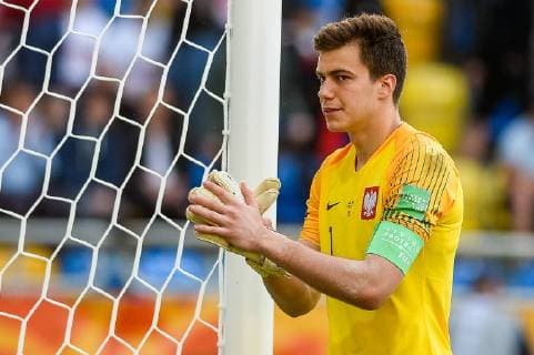 June 2, 2019 - Gdynia, Pomerania, Poland - Radoslaw Majecki from Poland seen during the FIFA U-20 World Cup match between Poland and Italy (round of 16) in Gdynia. Italy Vs Poland in Gdynia, Poland - 02 Jun 2019 - ZUMAs197 20190602_zaa_s197_174 Copyright: xMateuszxSlodkowskix