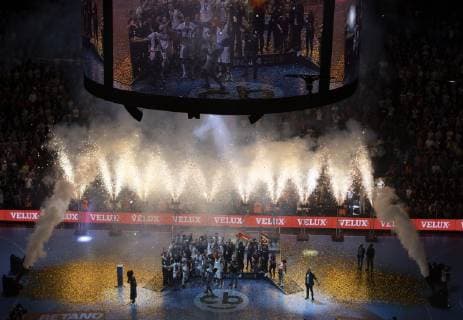 Final 4 Veszprem Vardar Skopje Handball Final Lanxess Arena Cologne Germany Date 02 06 2019 Award ceremony
