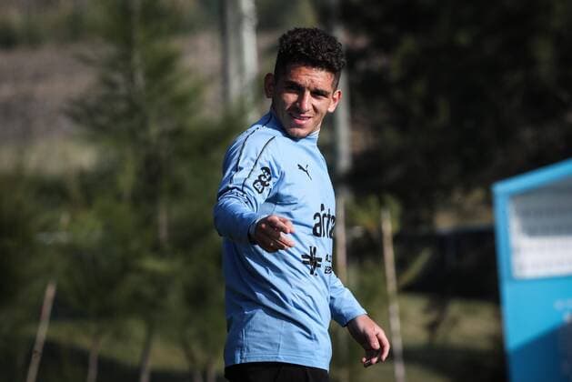 Uruguay s national soccer team player Lucas Torreira takes part in a training session to prepare for the Copa America 2019, in Montevideo, Uruguay, 03 May 2019. Uruguay s national soccer team training session !ACHTUNG: NUR REDAKTIONELLE NUTZUNG!  Copyright: xRaulxMartinezx AME9613 20190603-636951866188120322
