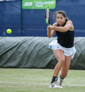 Surbiton Trophy Day Two Jodie Anna Burrage of Great Britain on Day Two of the Surbiton Trophy at the Surbiton Racket & Fitness Club, Surbiton Content Not Available For UK Newspapers Copyright: xStevexO Sullivanx FIL-13319-0057
