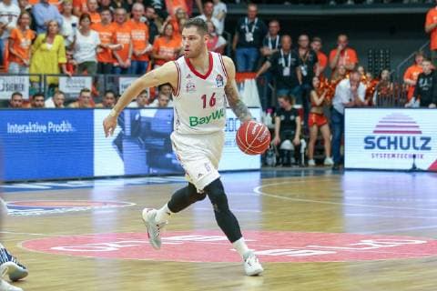 Stefan Jovic 16 FC Bayern Basketball , SC Rasta Vechta vs FC Bayern Basketball, Basketball, BBL, Playoffs, Semifinals, 04 06 2019 Vechta Niedersachsen Germany Copyright: xkolbert-press MatthiasxStickelx