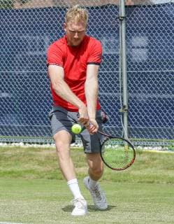 Surbiton Trophy Day Three Matthias Bachinger of Germany on Day Three of the Surbiton Trophy at the Surbiton Racket & Fitness Club, Surbiton Content Not Available For UK Newspapers Copyright: xStevexO Sullivanx FIL-13324-0037