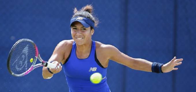 Surbiton Trophy Day Three Heather Watson of Great Britain on Day Three of the Surbiton Trophy at the Surbiton Racket & Fitness Club, Surbiton Content Not Available For UK Newspapers Copyright: xStevexO Sullivanx FIL-13324-0067