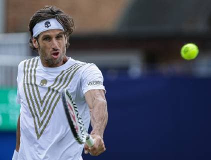 Surbiton Trophy Day Three Feliciano Lopez of Spain on Day Three of the Surbiton Trophy at the Surbiton Racket & Fitness Club, Surbiton Content Not Available For UK Newspapers Copyright: xStevexO Sullivanx FIL-13324-0073