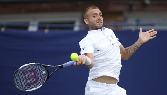 Surbiton Trophy Day Three Dan Evans of Great Britain on Day Three of the Surbiton Trophy at the Surbiton Racket & Fitness Club, Surbiton Content Not Available For UK Newspapers Copyright: xStevexO Sullivanx FIL-13324-0145