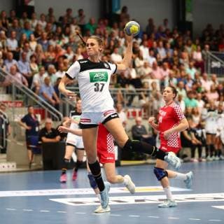 Goalscoring by Alicia Stolle Germany Germany vs. Croatia, Handball, WM Qualification, 05 06 2019 Germany vs. Croatia, Handball, WM Qualification, 05 06 2019 Hamm Copyright: xEIBNER RenexWeissx EP_RWS